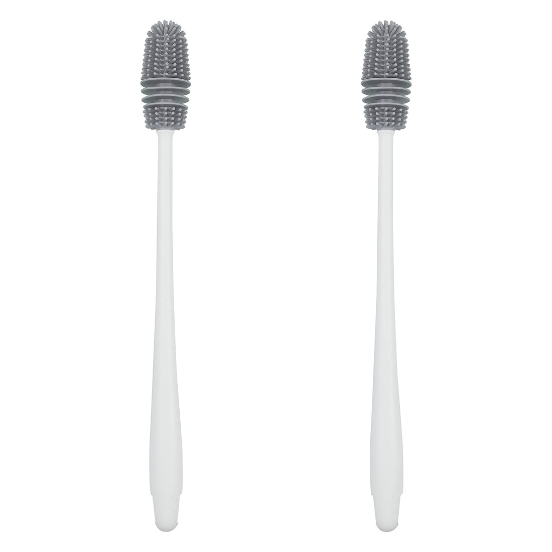 2 Packs Long Handle TPR Bottle Brushes, Water Bottle Cleaner for Washing Baby Bottles, Thermoses, Hydro Flask, Vases