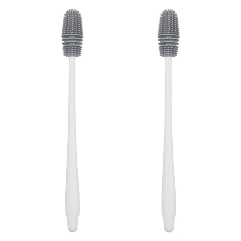 2 Packs Long Handle TPR Bottle Brushes, Water Bottle Cleaner for Washing Baby Bottles, Thermoses, Hydro Flask, Vases