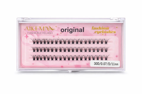 60 Pcs 30D Mink Cluster Lash Extensions 11mm, 0.07 D Curl Extra Volume Individual Lash Fans for Bold Fullness, Salon Professionals & Advanced DIY Use