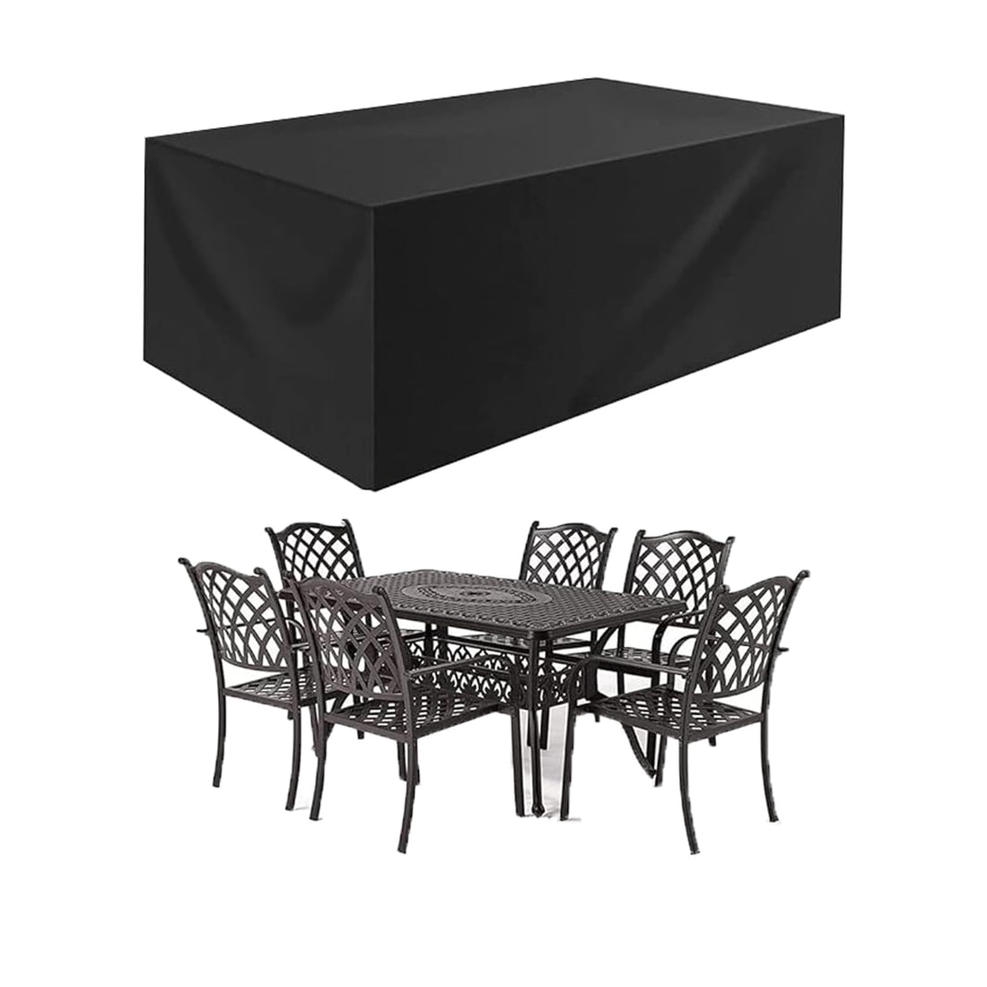 Patio Furniture Set Cover Outdoor Sectional Sofa Set Covers Outdoor Table and Chair Set Covers Water Resistant Large (200cm L x 160cm W x 70cm H)