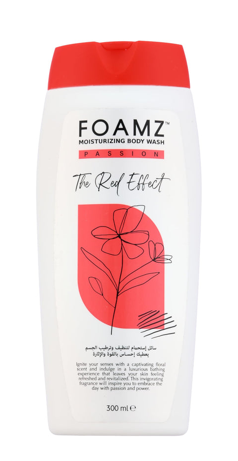 FOAMZ Moisturizing Body Wash for All Skin Types 300ml (Passion)