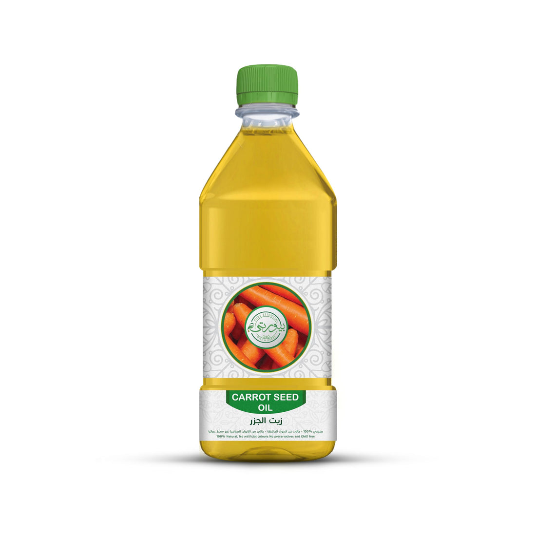 Purity- بيورتي - Carrot Oil Unrefined Cold Pressed, 100% Pure & Natural, Ideal for Skin Brightening, Hair Nourishment, and Anti-Aging Care 1 L