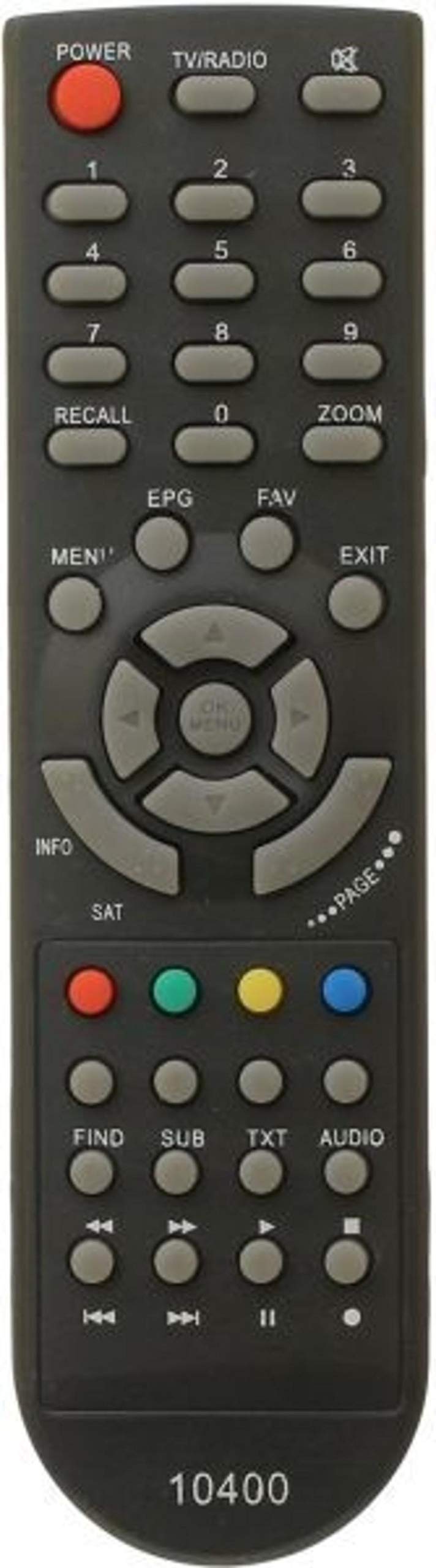 Remote Control For astra 10200,10400 HD Receiver