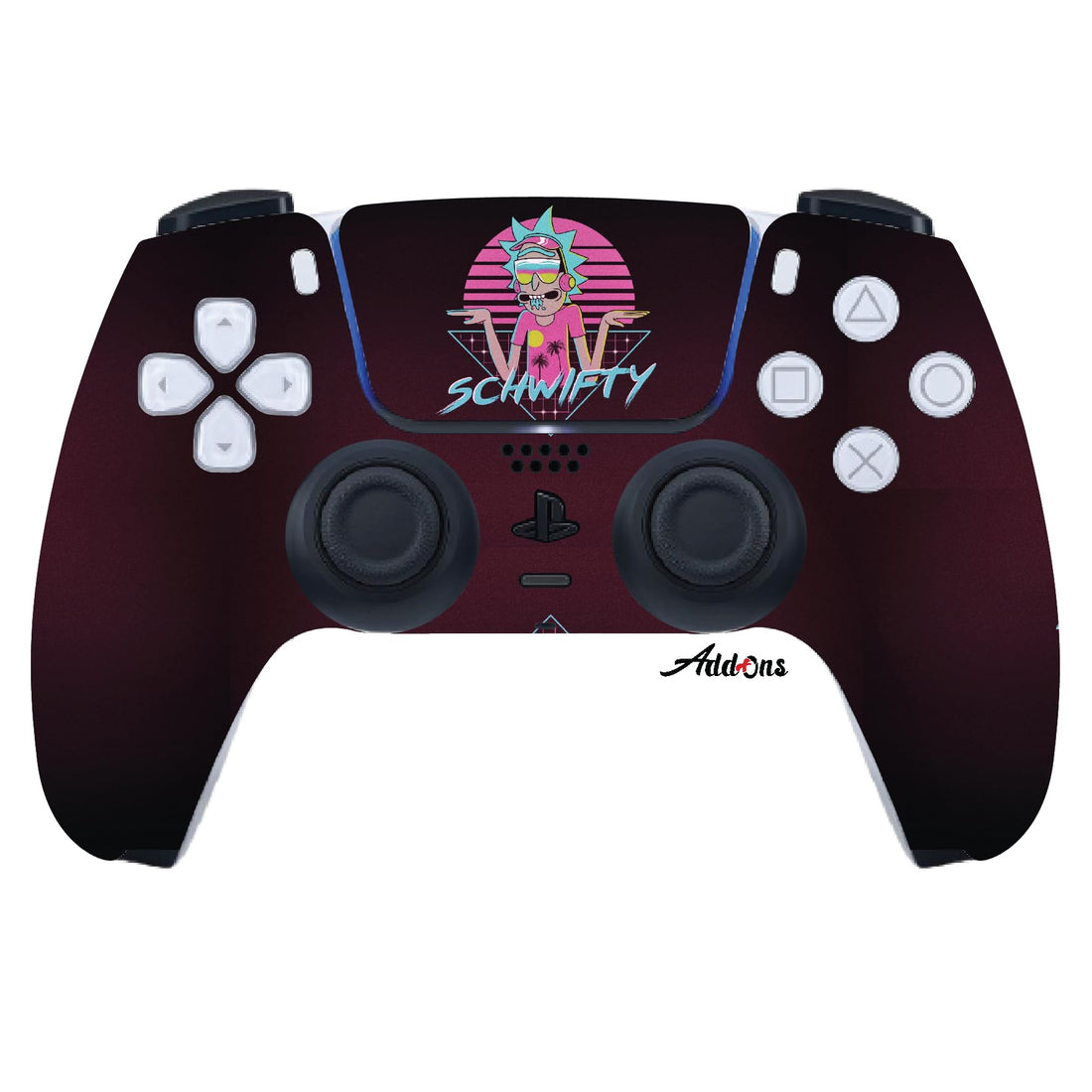 Add-Ons PS5 Get Schwifty #1 Skin Sticker Compatible With Playstation 5 Controller