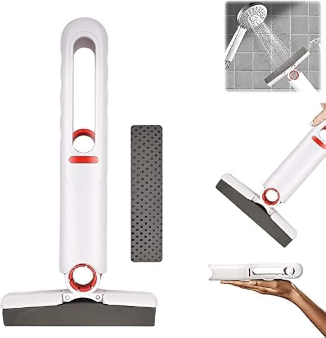 SWOPPLY Portable Mini Mop Mini Squeeze Mop Folding Car Window Glass Wall Cleaner Mini Sponge Mop Car Cleaning Mop | Mini Mop Self Squeeze Mini Mop Cleaner for Kitchen Floor Cleaner Mop