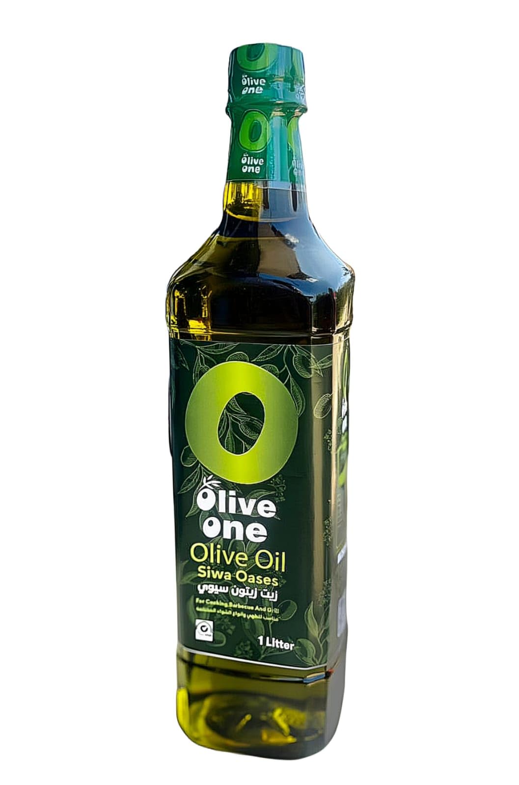 Olive One زيت زيتون نقي مناسب للطبخ والشواء يأتي مع شهادة الأيزو، لتر واحد