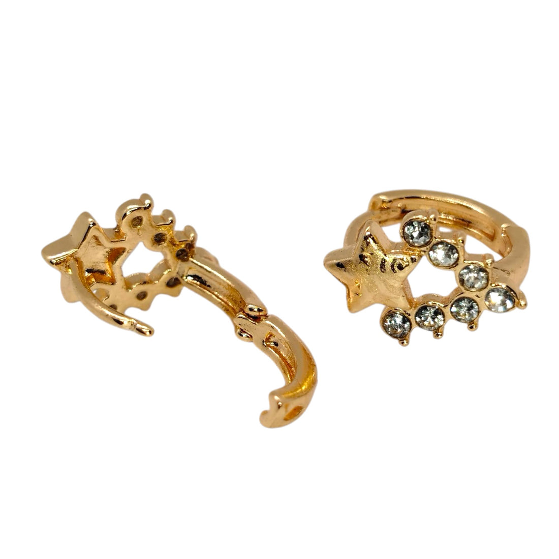 Gold Tikka Earrings Chinese Gold - Elegant Design and Suitable for Occasions and Evening - High Quality - Fashion and Durable Design - GOLD44