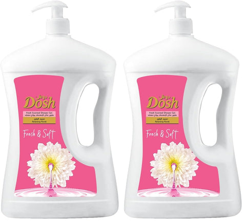 Dosh Shower Gel 1.8 Liter Rose (Pack of 2)