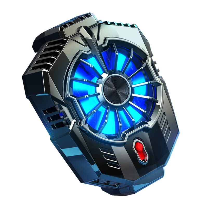 Phone Cooler Cell Phone Cooling Fan Mobile Phone Radiator Semiconductor Phone Fan for Playing Games and Watching Videos,Compatible for iPhone & Android Smartphones