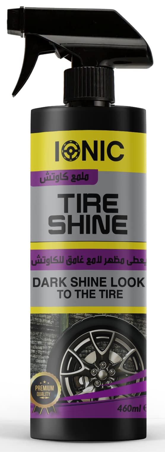 IONIC Tire Shine - Exterior Car Care - Restore Black Look