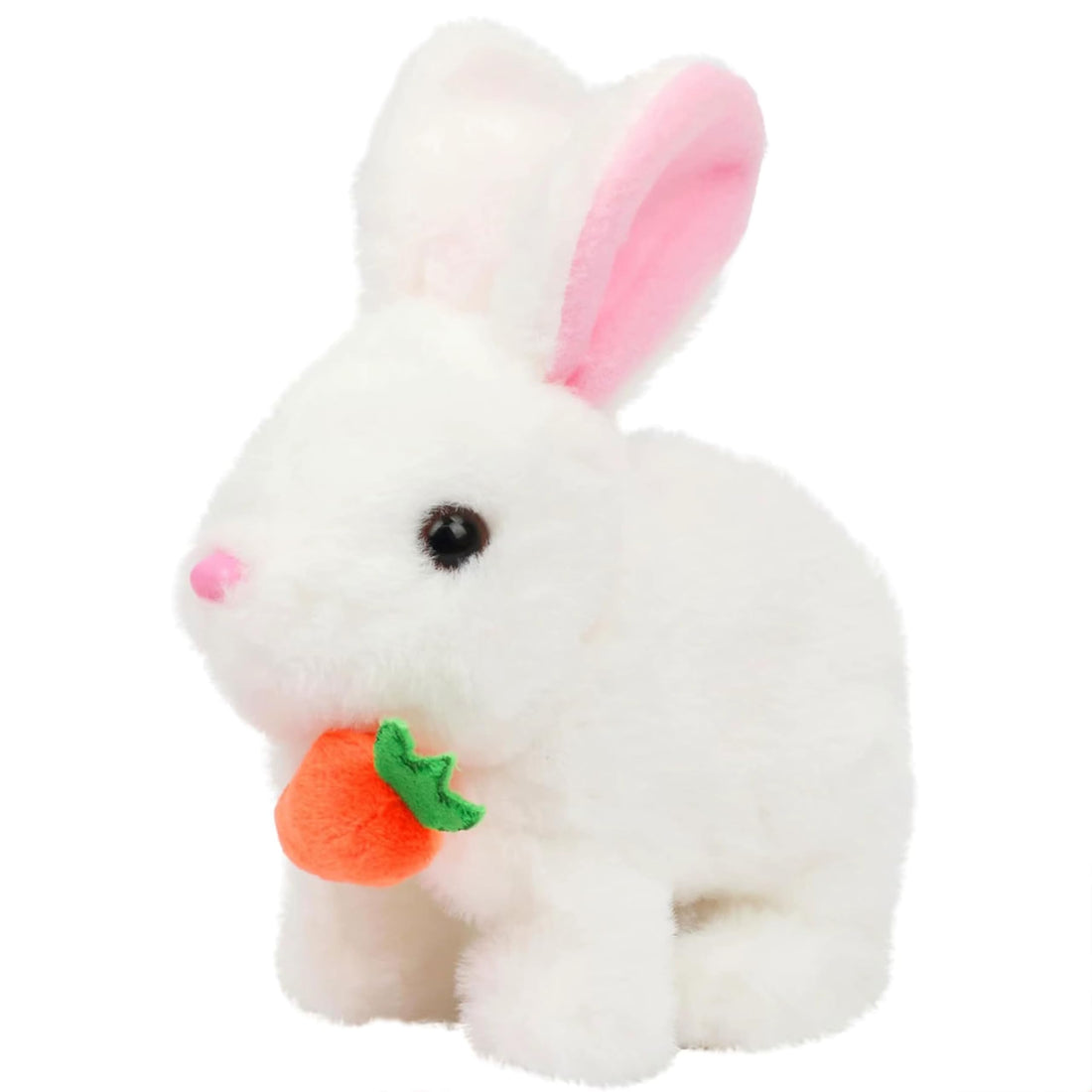 KIDSZONE Naughty Bunny Toy for Kids with Music & Cheerful Sounds, Interactive Dancing Rabbit, Cute Electric Animal Toy, Fun Gift for Boys Girls Toddlers