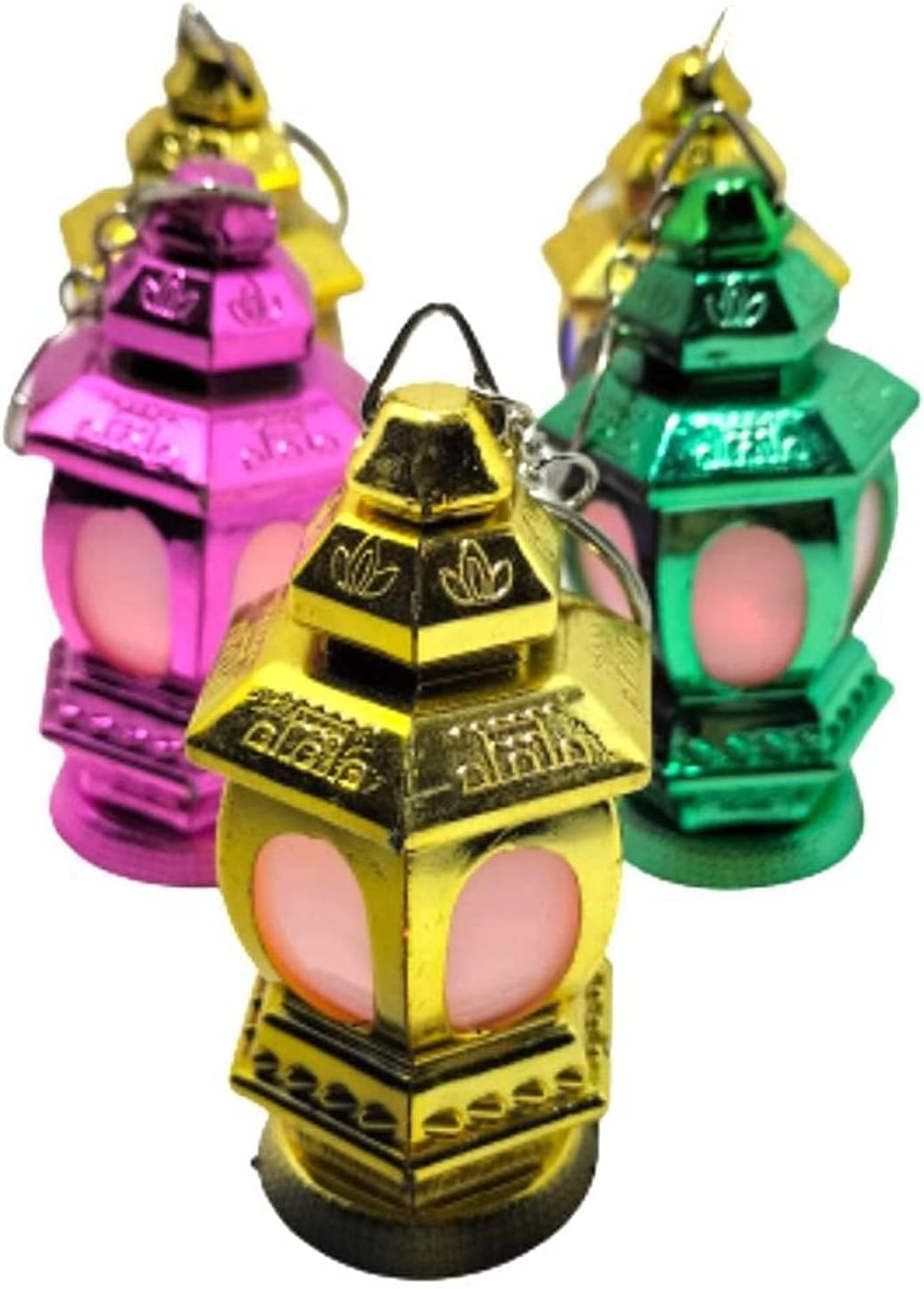 Offers Ramadan From Funoni, 5 Medals Light Up Shape Ramadan Lantern High Quality 6 Madeleya Ramadan Different Colors Length 12 Cents - Beautiful Ramadan Medallions Gifts For Everyone M-04