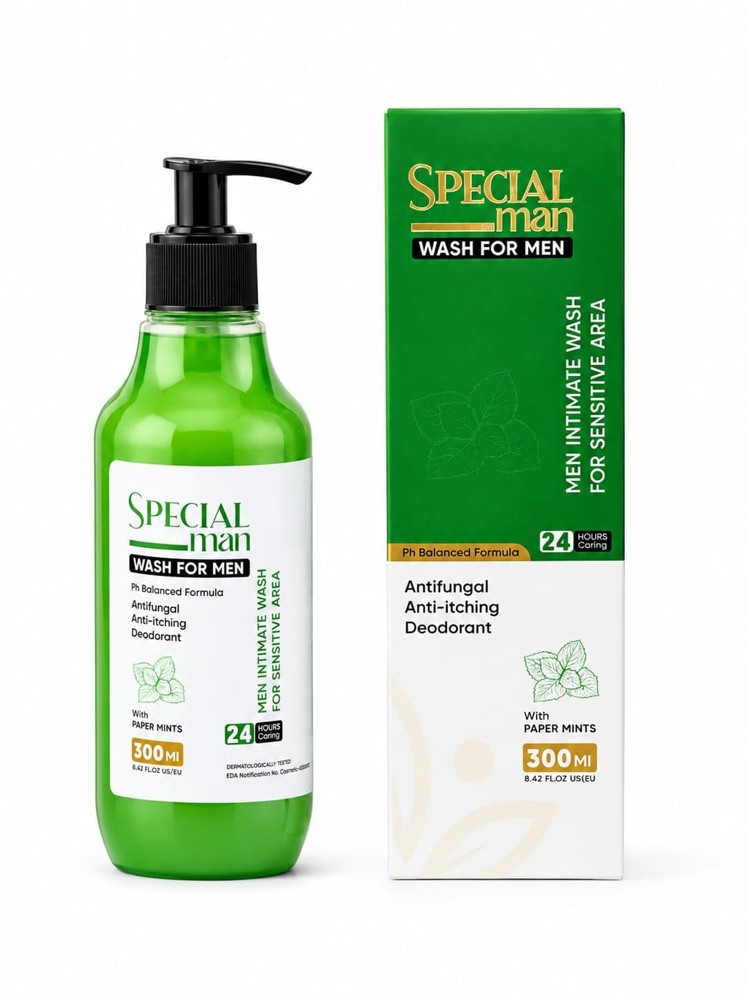 SPECIAL MAN GREEN MINT 300ML ORIGINAL MEN'S INTENSE WASH