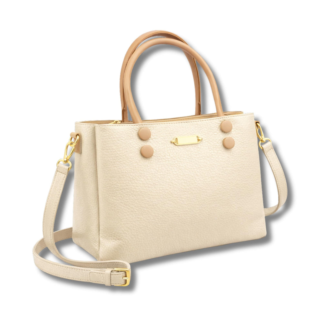 AYSLE 1652 Women’s Pebbled Leather Handbag | Top Handle & Adjustable Shoulder Crossbody Strap | Magnetic & Zipper Compartments | Removable Satin Scarf | 24×32×14 cm | 12 Colors