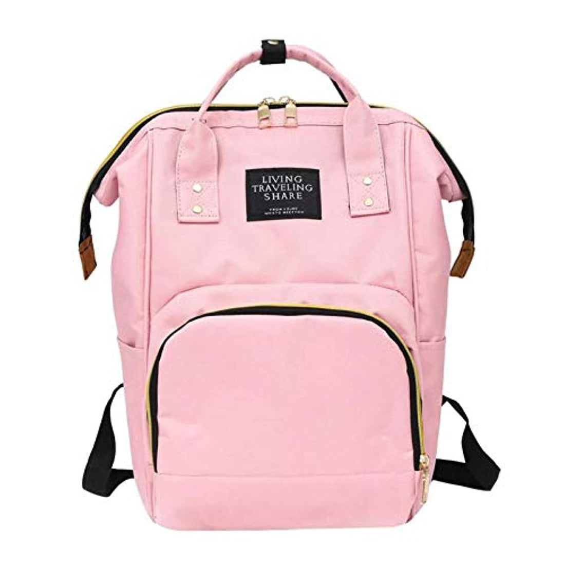 Living Traveling Share Fashion Mummy Diaper Bag (Pink, Large)
