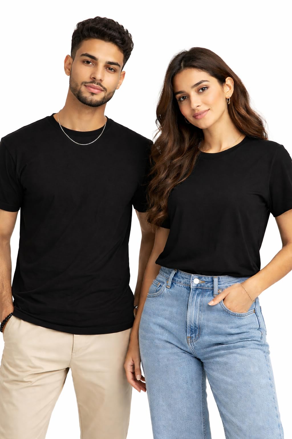Basic 2 Piece T-Shirt Soft Comfortable Casual High Quality Men and Women Simple Style Stylish Perfect for Daily Use Summer Fashion Light Easy to Match Practical