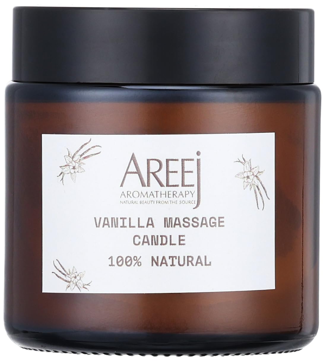 Areej Aromatherapy - Ar 1763 Massage Vanilla Candle With Pure And Natural Essential Oils