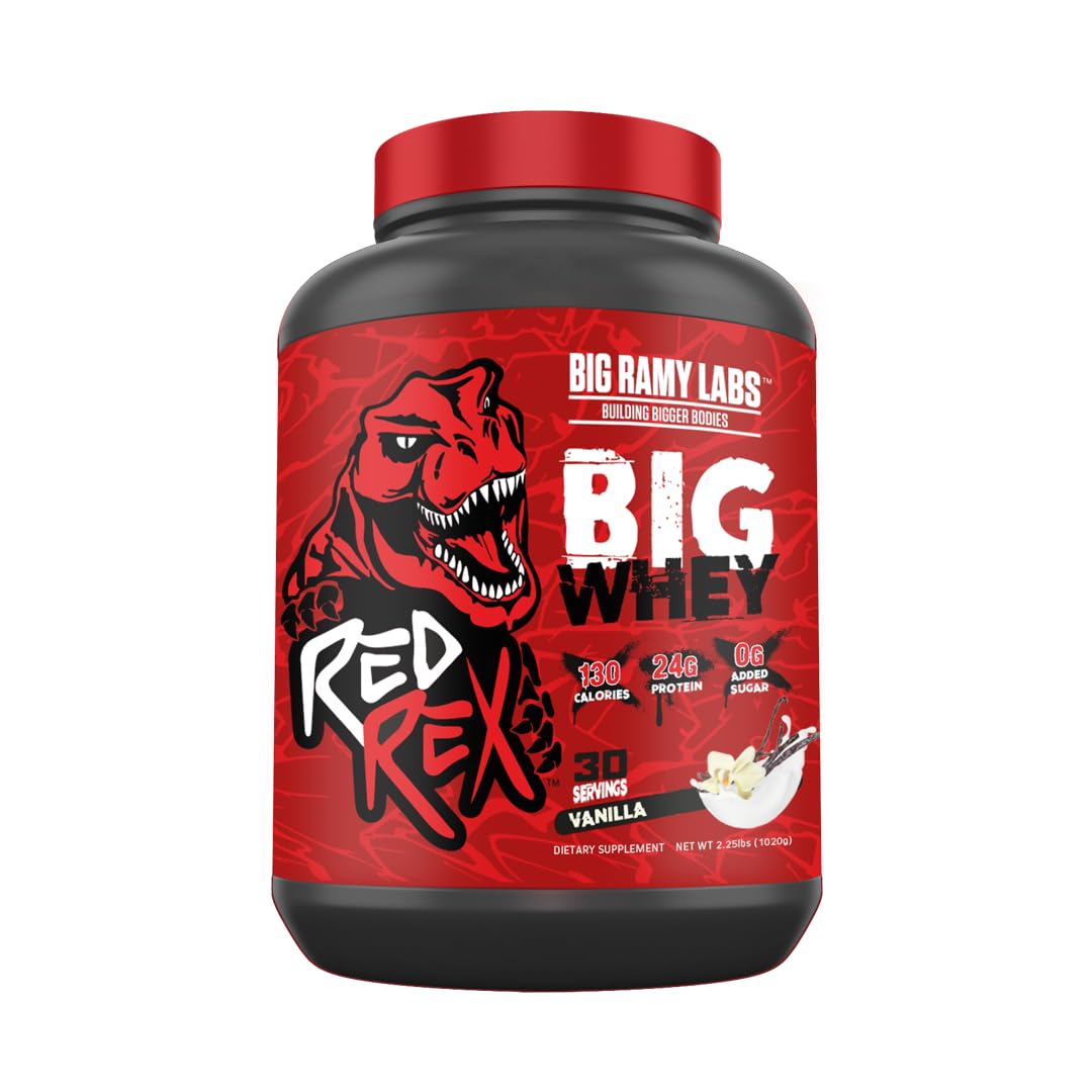 Red Rex Big Whey Protein Powder 1020 g, Vanilla
