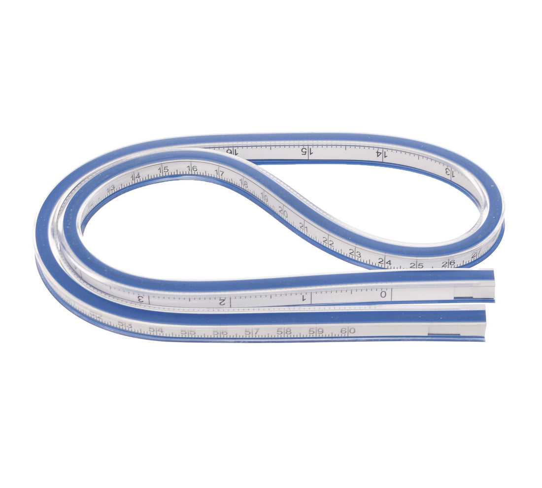 Elmaayergy French Ruler 60CM Eco-Friendly Plastic Construction