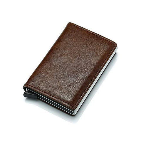 Card Holder - THE PACK - Wallet Men Carbon Fiber Leather Slim Thin Smart Wallet Minimalist Wallet Gift