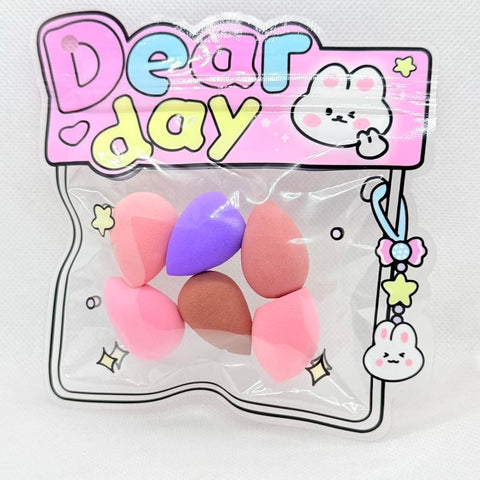 Mini Beauty Blender Makeup Sponge Set – 6 Small Sponges for Foundation & Concealer