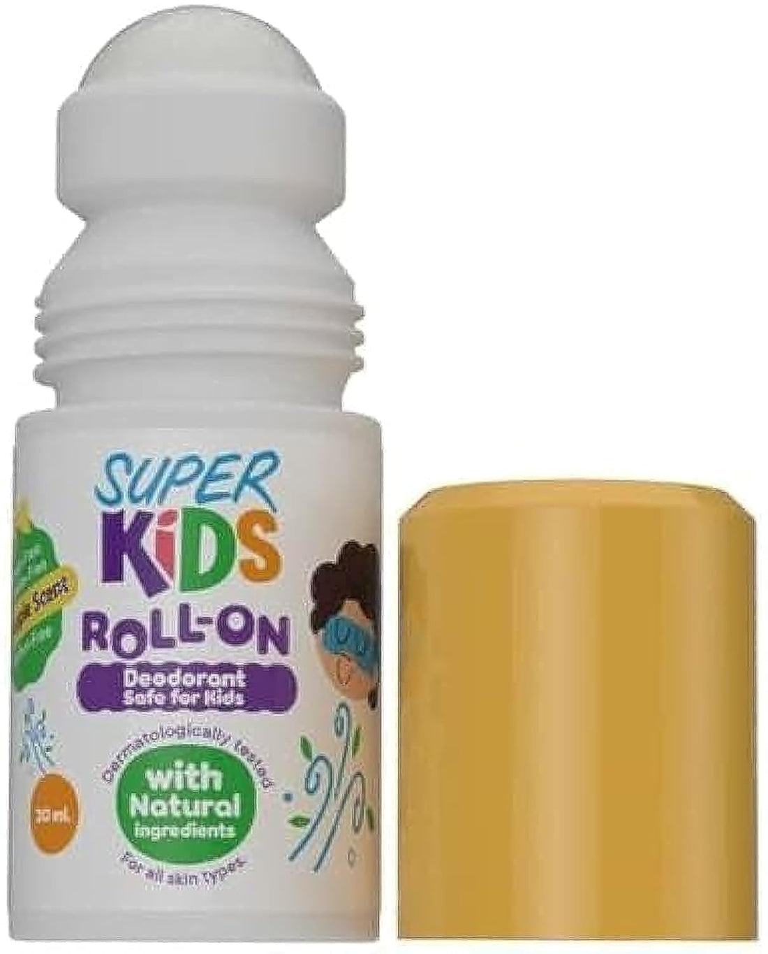 Super Kids Roll-On Deodarnt Safe For Kids Pineapple Scent 30ml
