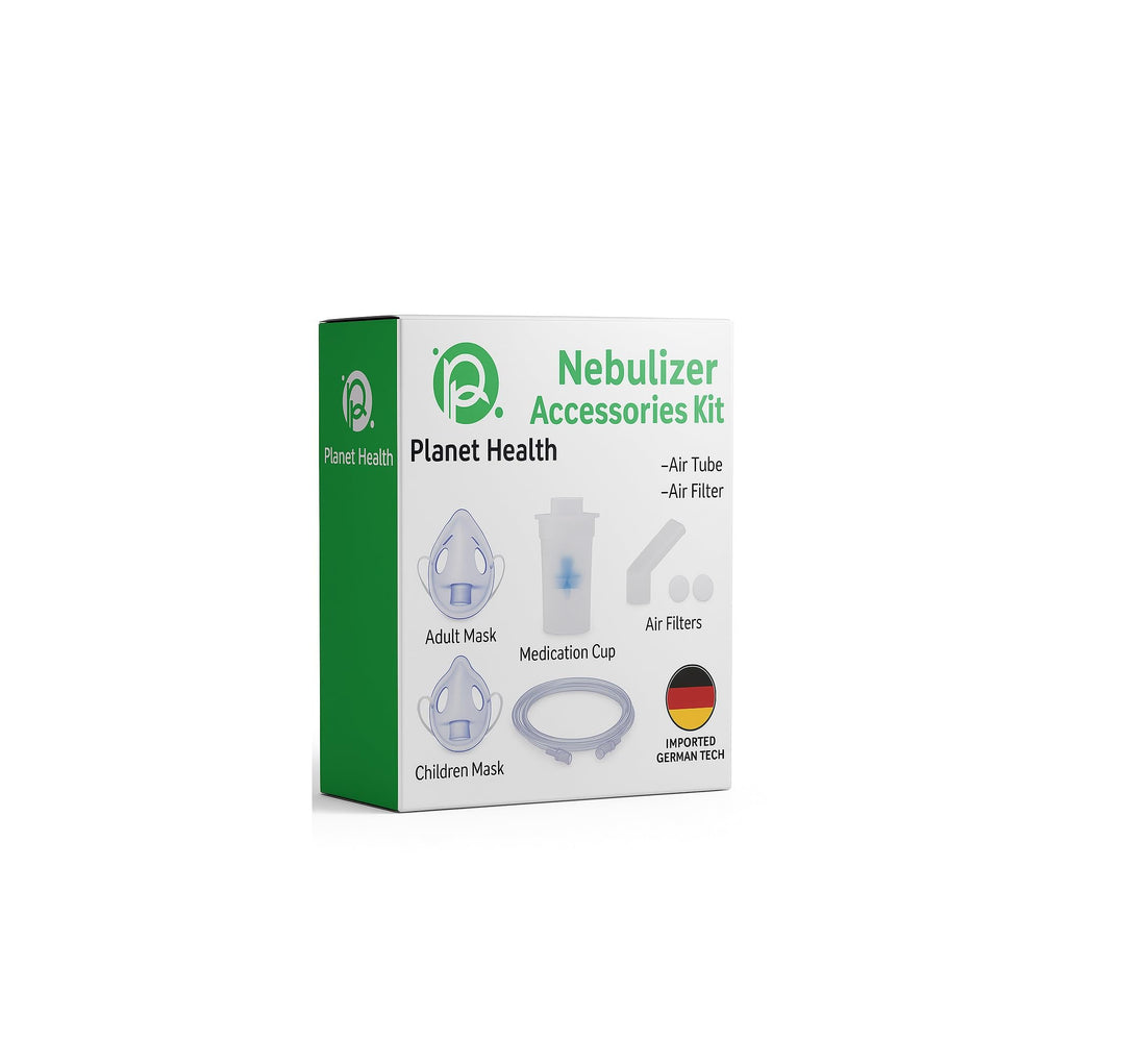 Plant Health, Inhaler Supplies Kit, Adult and Child Mask, Medicine Cup, Air Filters, German Technology