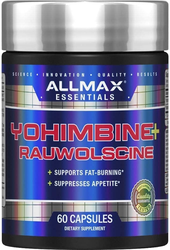 Yohimbine & Rauwolscine Complex | Dual Herbal Energy & Vitality Support | Premium Herbal Blend | 60 Capsules | Non-GMO & Gluten Free