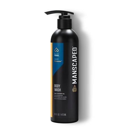 MANSCAPED® Men's UltraPremium Persevere™ Body Wash, Luxurious Clean Formula Infused with Aloe Vera and Sea Salt, Refreshing and Nourishing Daily Shower Gel for Hydrating Skin, (16 oz)