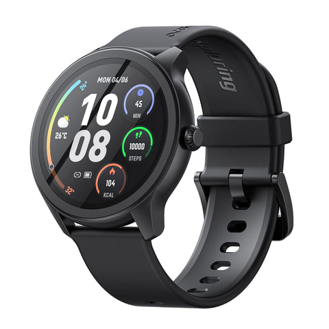 Oraimo Watch 2R Bluetooth SmartWatch for Men&Women,1.39"HD Smart Fitness Watch with Stepping Meter Heart Rate Monitor,120+ Sports Modes & Quickly Reply SMS, Black, 1 Year Warranty