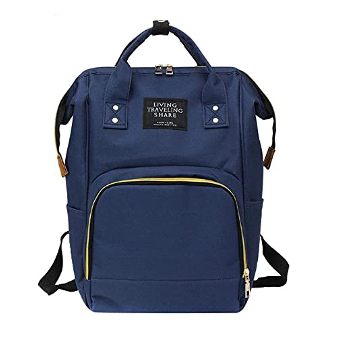 Living Traveling Share Fashion Mummy Diaper Bag Large Capacity Waterproof with Back Hide Pocket Multifunction Use for Travel Backpack, blue