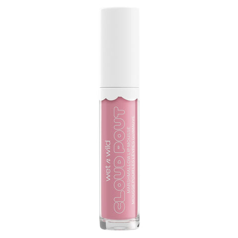 Markwins wet n wild, Cloud Pout Marshmallow Lip Mousse, Matte Liquid Lipstick, Non-Drying and Long-Lasting Formula, with Argan Oil, Avocado Oil and Vitamin E, Cloud Chaser
