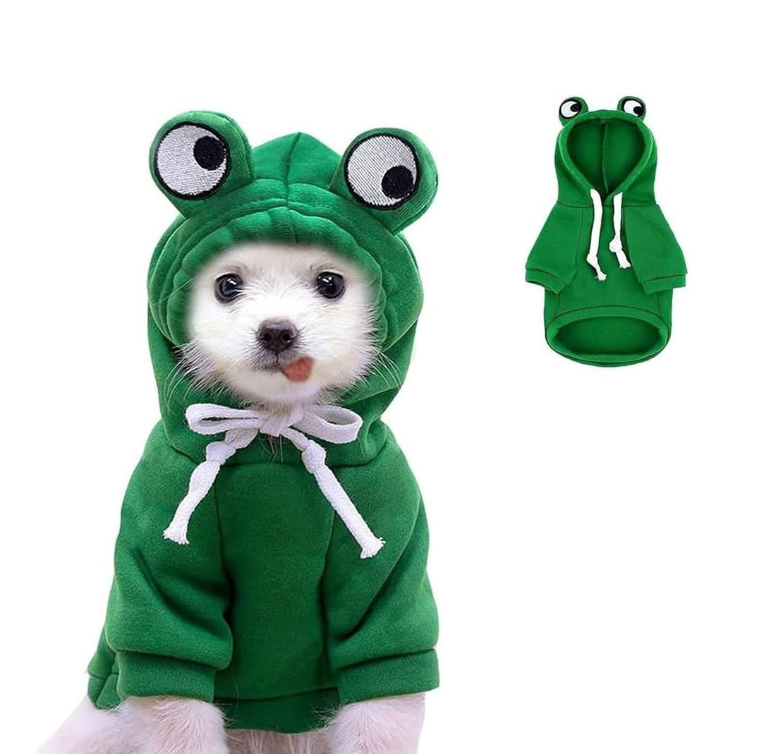 Pet Clothes Warm Dog Winter Clothes Cute Fruit Dog Coat, Hoodies Fleece Puppy Autumn Winter Apparel Jumpsuit Pet Dogs Costume Jacket for French Bulldog Chihuahua SIZE:M