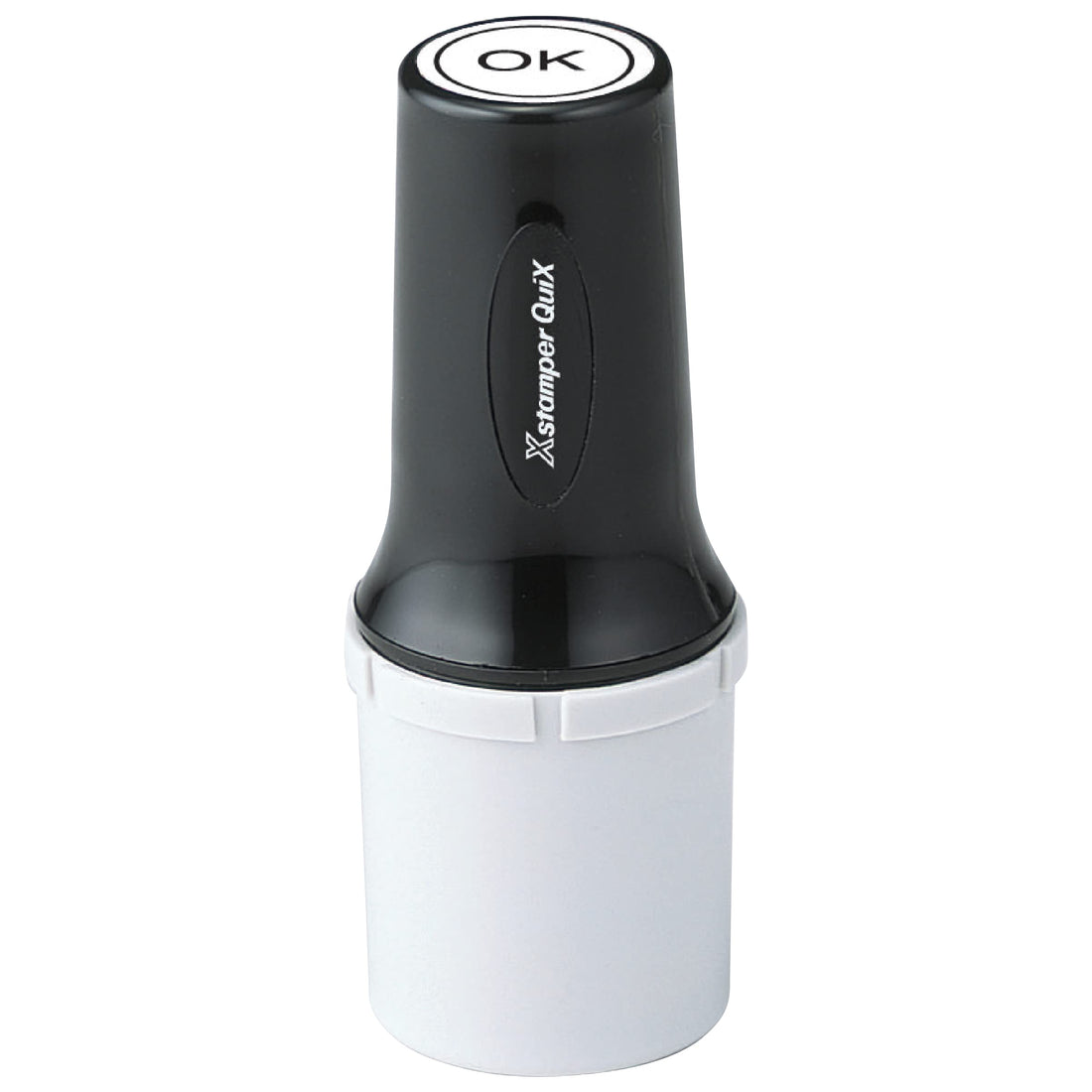 Xstamper Round Stamp 14 mm + Holder + Ink Brush Multicolor Model QT16
