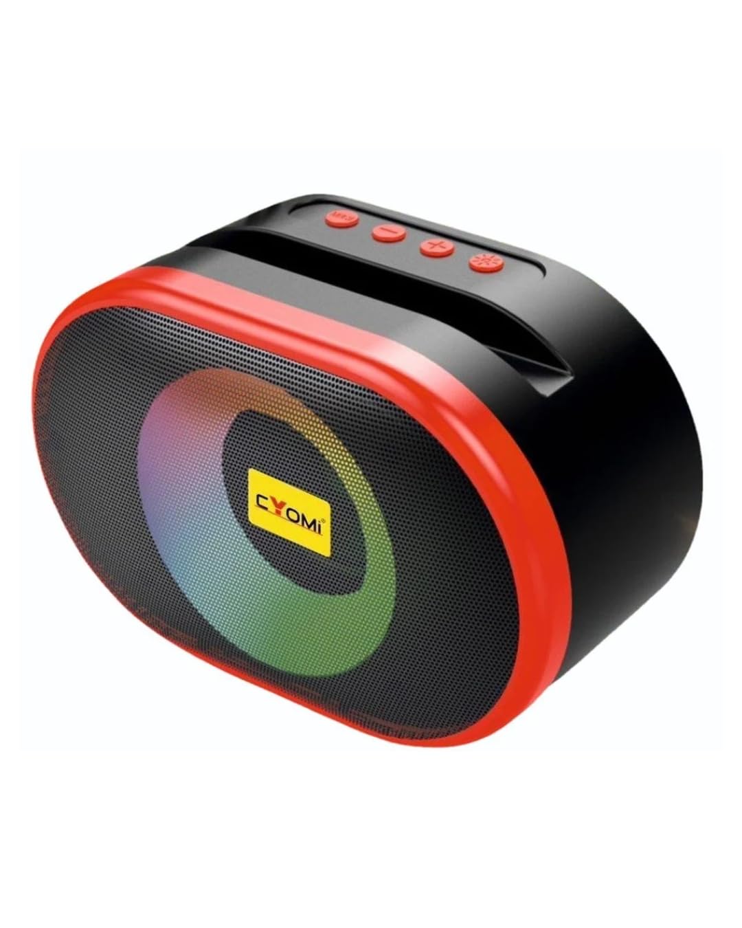 Portable Bluetooth Speaker with RGB Lights, 8W Super Bass, USB, FM Radio, TF Card Support, Wireless Sound System for Mobile Devices and laptop (STT019)