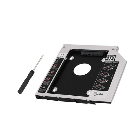 Padarsey 2nd HDD SSD Hard Drive Caddy Tray Replacement for MacBook Pro 13/15/17 inch A1278 A1286 A1297 2008 2009 2010 2011 2012 Internal Laptop CD/DVD-ROM Optical SuperDrive Adapter to 2.5 Inch 9.5MM