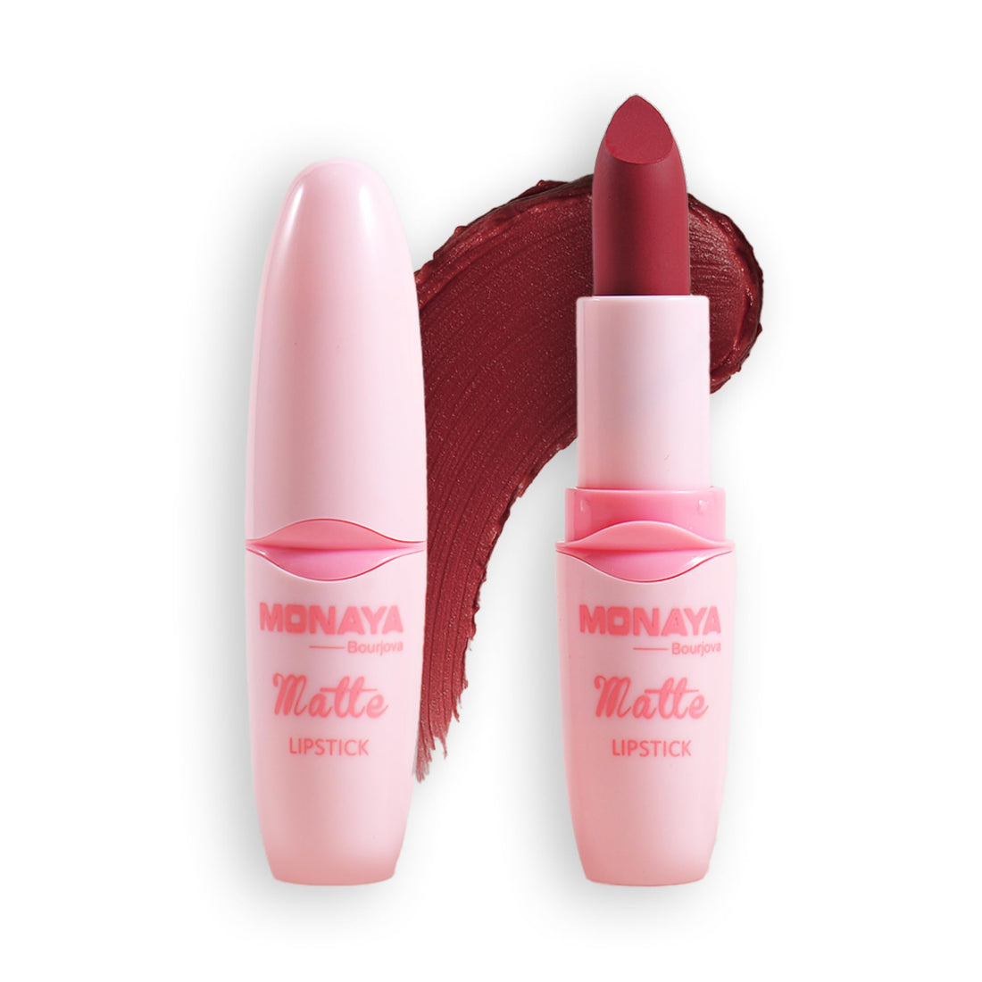 Monaya L006 Matte Lipstick - Long-lasting, Full Coverage, Moisturizing Matte Finish, Perfect for All Skin Types (L112#)