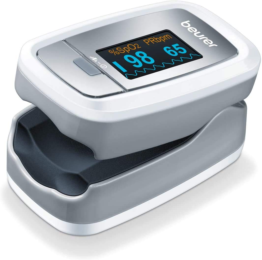 Beurer pulse oximeter with heart rate monitor - po30