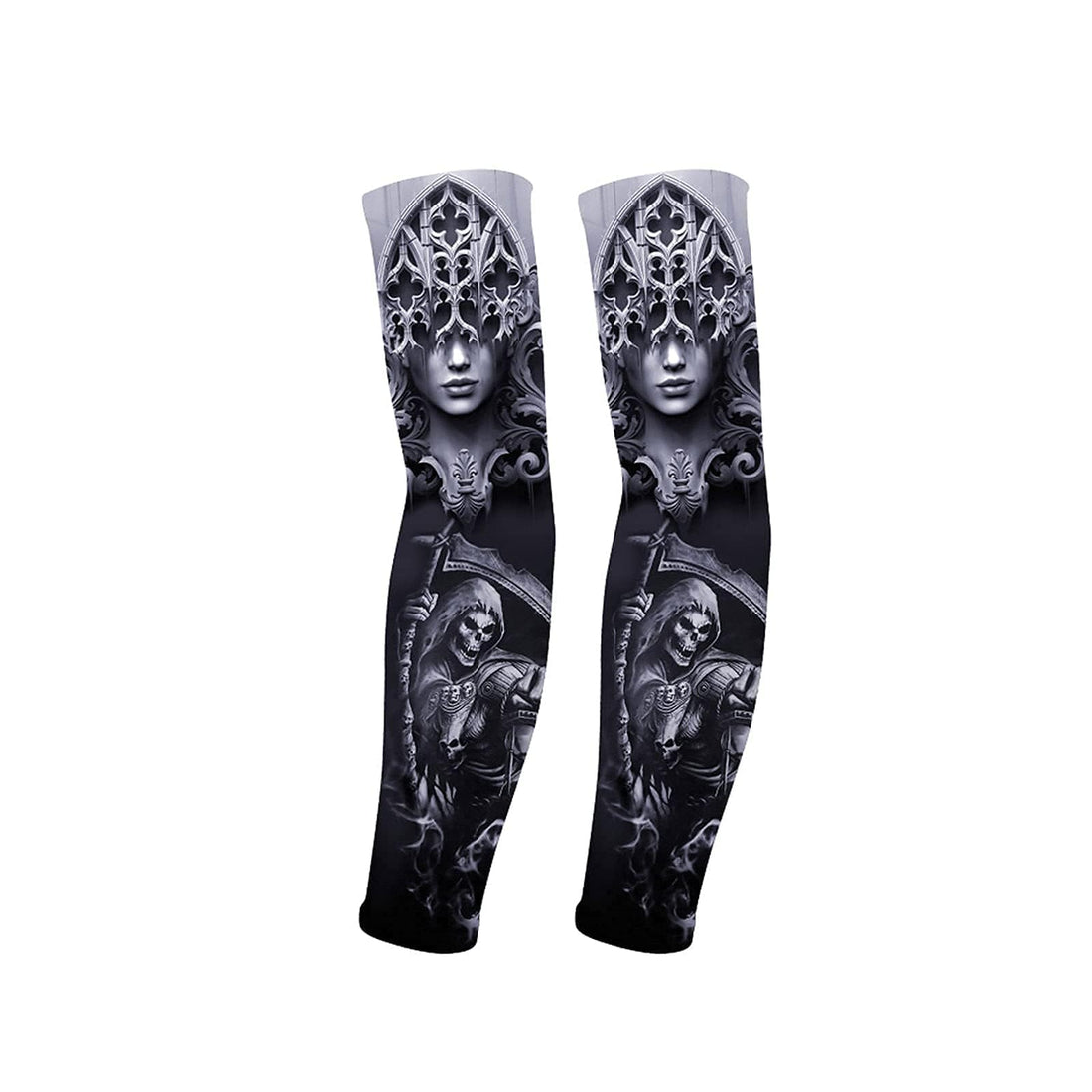 Showday UV Sun Protection Arm Sleeves for Men & Women-UPF 50+ Sports Compression Cooling Sleeve-Unique TATTOO SLEEVE Gift