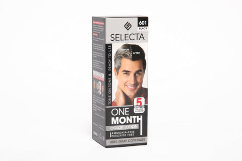 Selecta dark black 601 color lotion, 100 ml