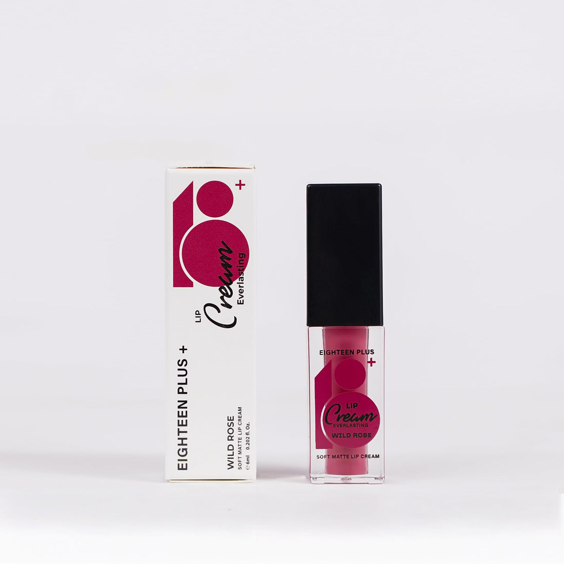 Everlasting Lip Cream, Wild Rose, Soft Matte Finish, Long-Lasting 24-Hour Wear, 6ml