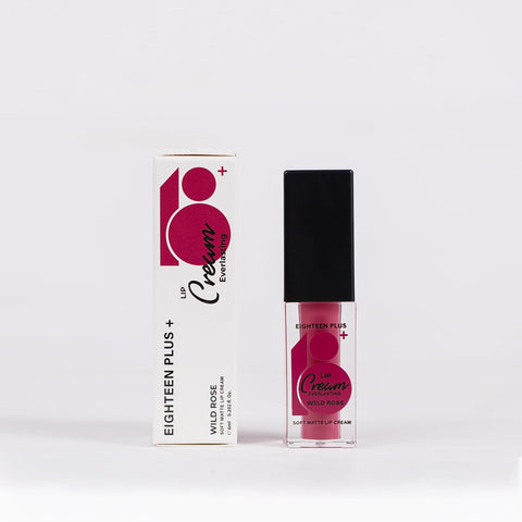 Everlasting Lip Cream, Wild Rose, Soft Matte Finish, Long-Lasting 24-Hour Wear, 6ml