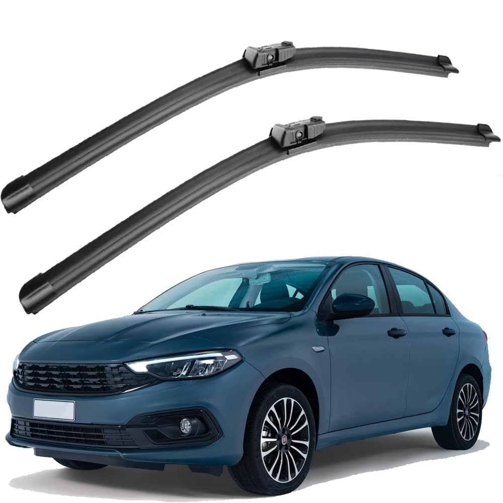 Fiat Tipo High Quality Material Car Windshield Wiper Blade Set 400 ML 16 Inch - 650 ML 26 Inch 2 Piece
