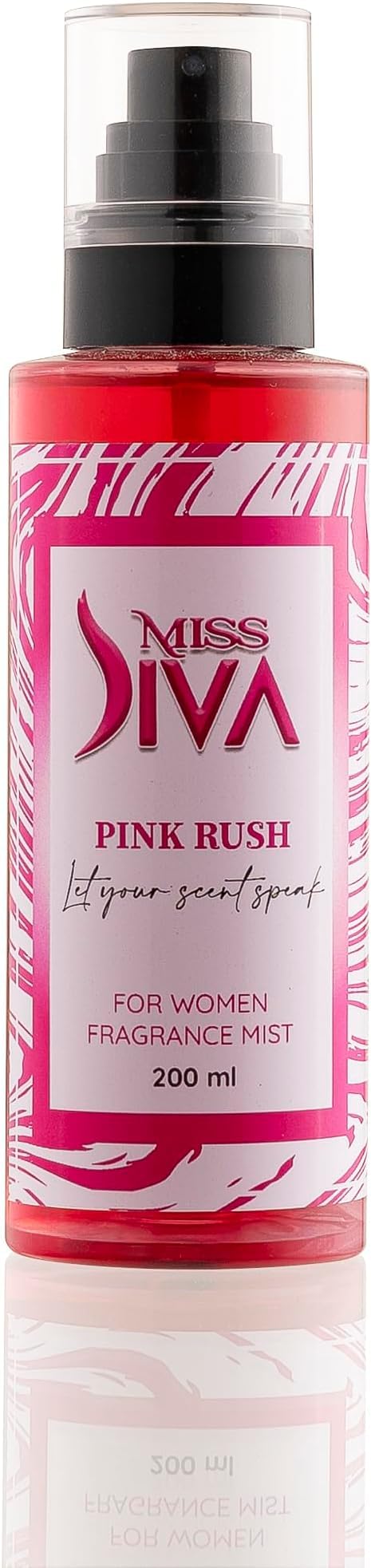 Miss Diva Pink Rush Fragrance Mist for Women, 200 ml