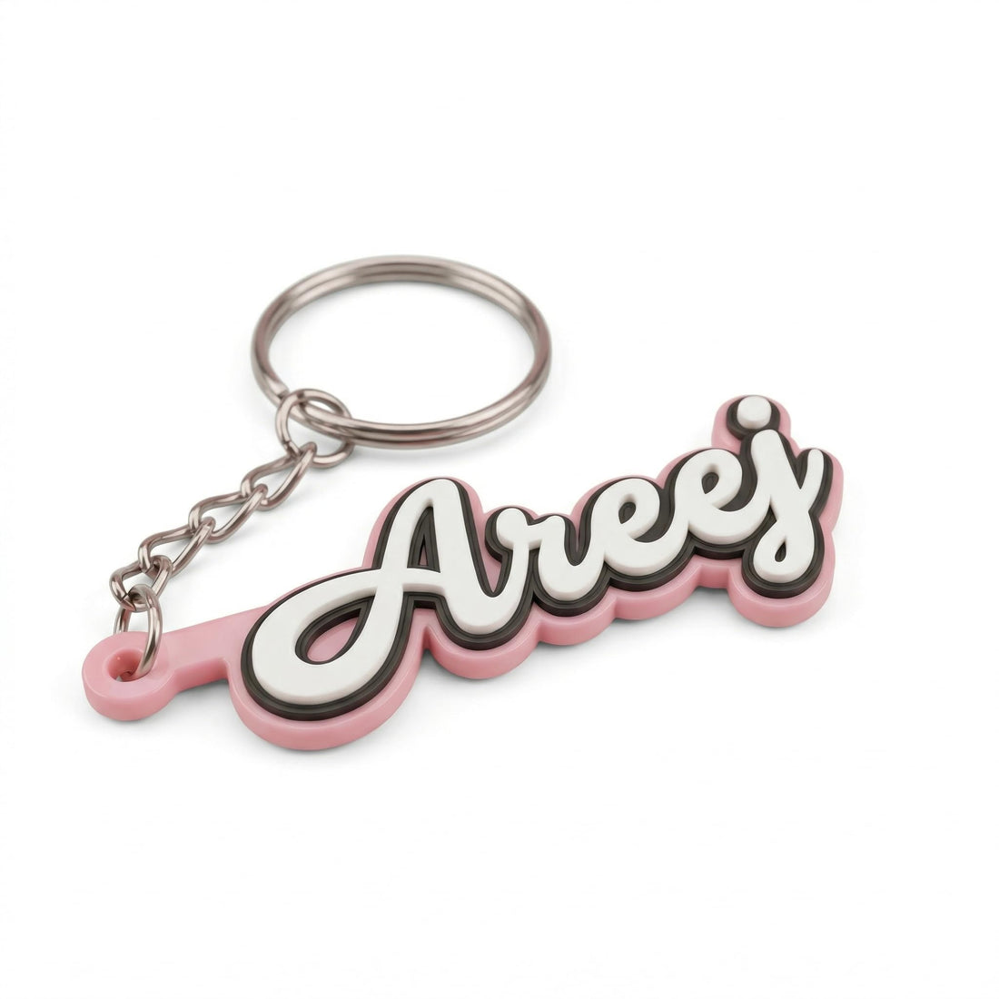 Areej Keychain - Personalized Name Keychain - "Areej" Personalized Gift for Friends, Family, Lovers, Best Friend, Birthday, Anniversary, Graduation, Christmas, Valentine's Day, Keepsake Jewelry