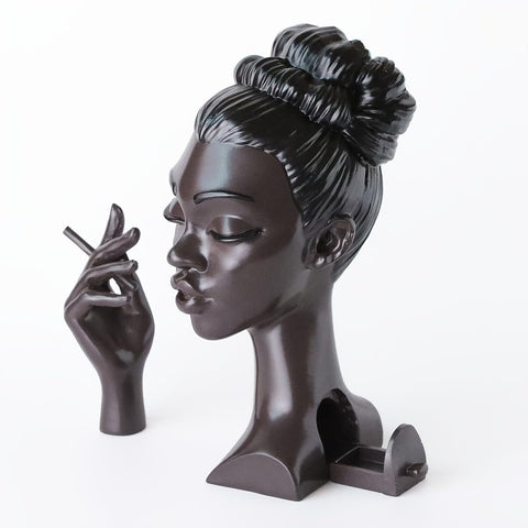 Feminine Face Incense Burner: An Eye-Catching Artistic Touch! - Generic