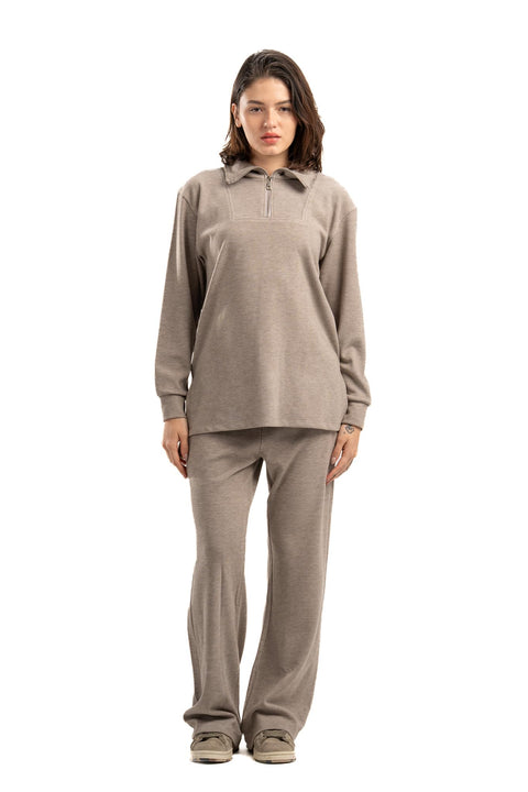 ASTK Womens Rib Knitted Casual Pants