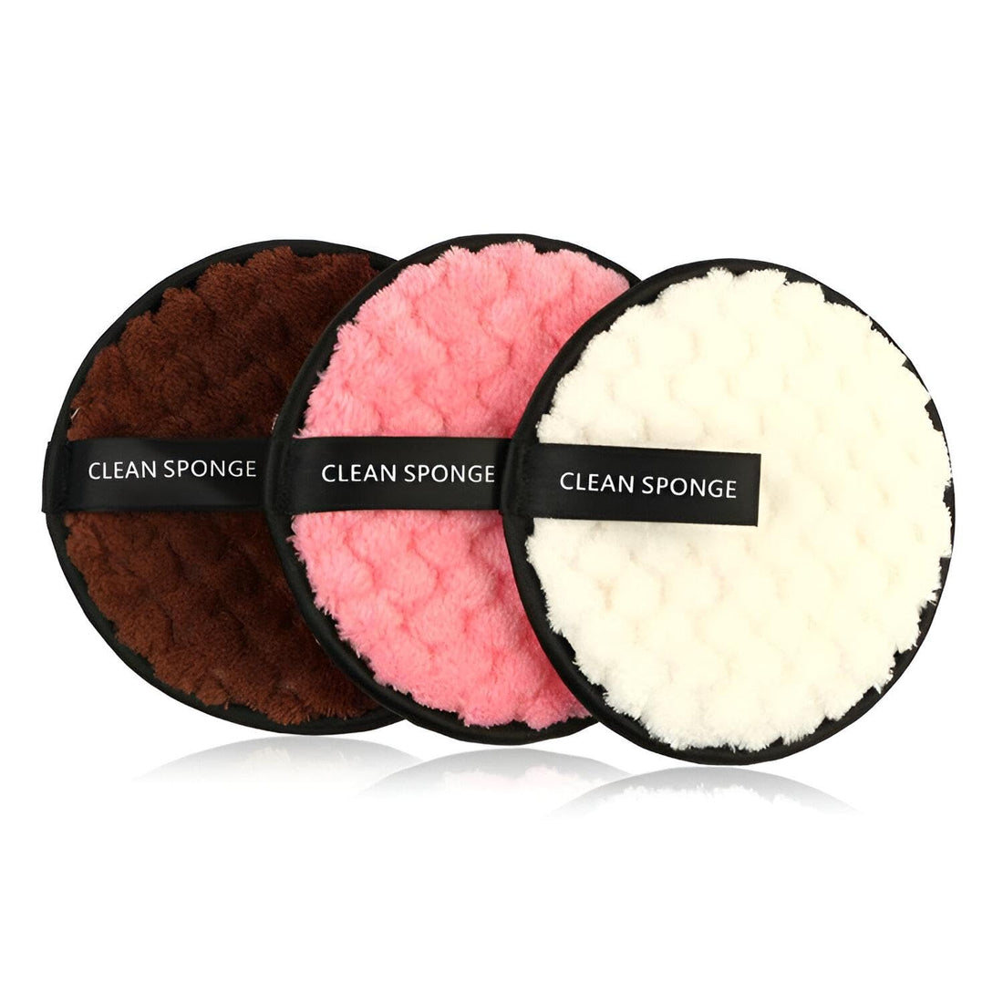 Reusable Makeup Pads - Eco-Friendly and Soft Double-sided Fabric to Gently Remove Makeup on All Skin Types, Perfect for Face, Eyes and Lips.(3pcs)