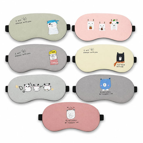 Reusable Eye Cooling Mask with Gel Pack for Puffiness and Dark Circles, Lightweight Cotton Sleep Mask with Adjustable Strap for Daily Eye Care Routine
