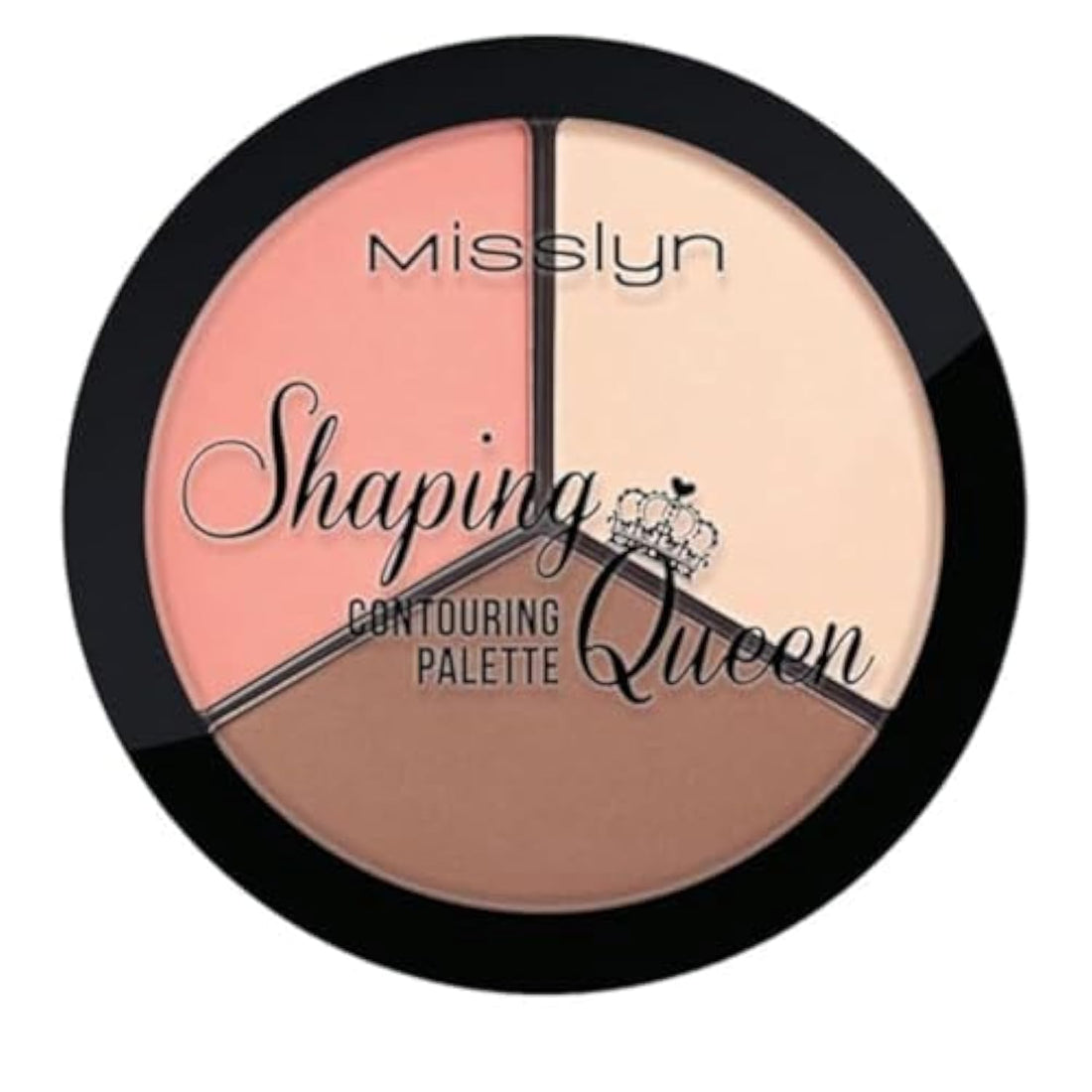 Misslyn Shaping Queen Contouring Palette, Brown, Peach and Cream